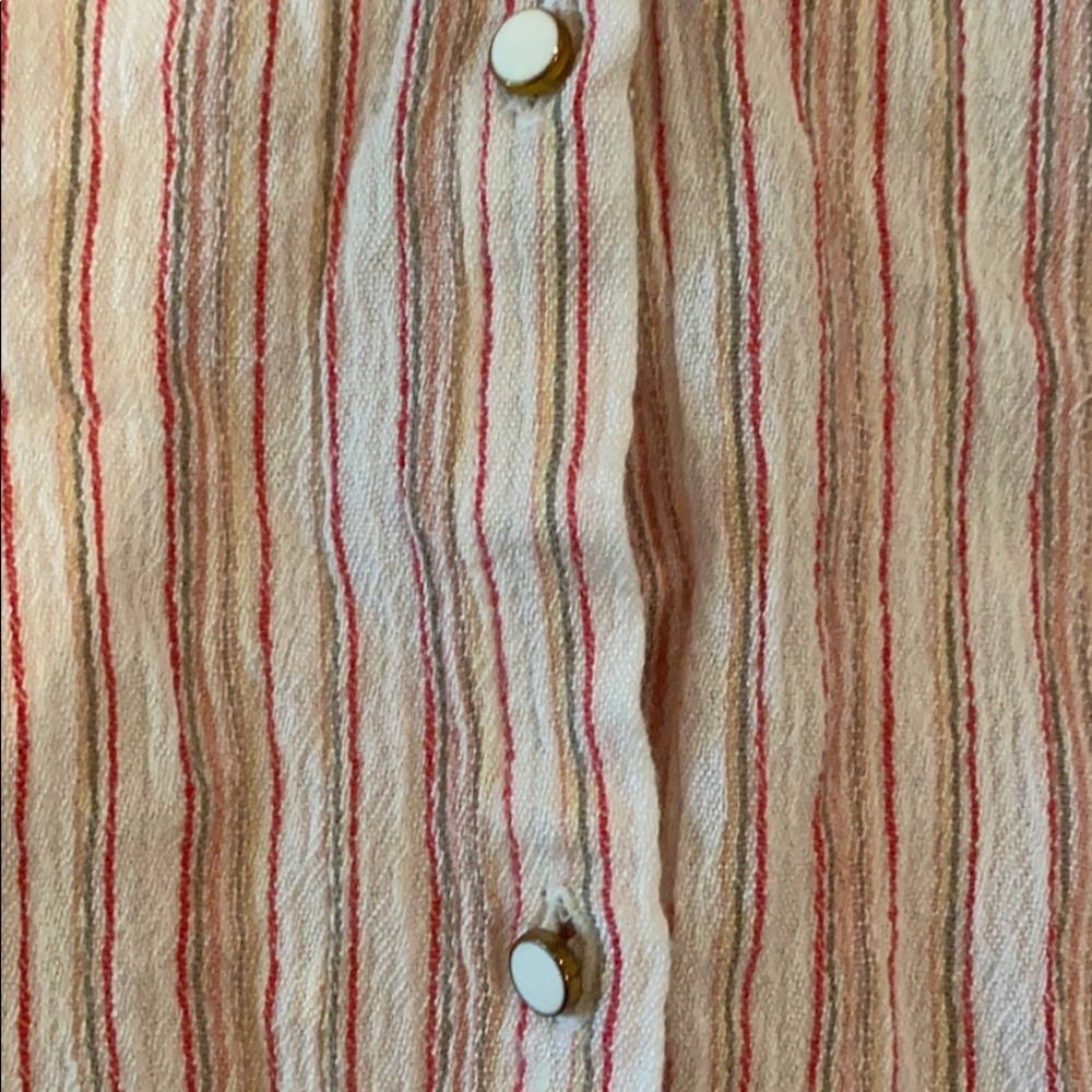 Striped button down top - Picture 2 of 2